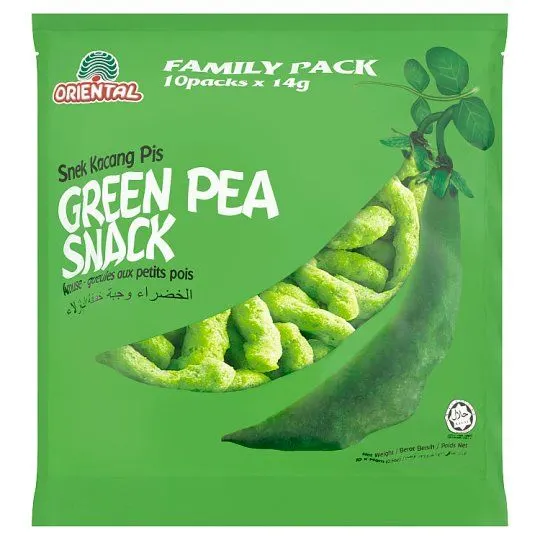 Oriental Green Peas Crackers Fp 8×14g