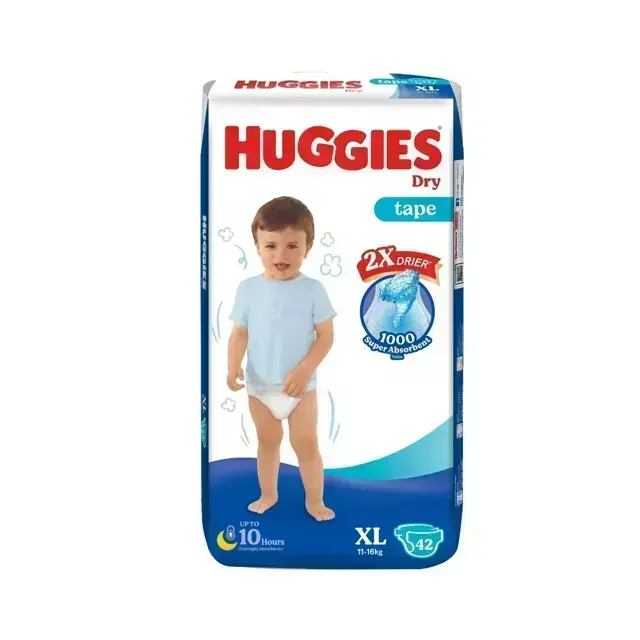 Huggies Dry Diapers Tape Xl 11-16kg 48pcs