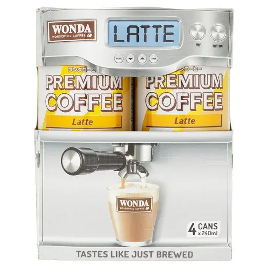 Wonda Coffee Latte 4×240ml