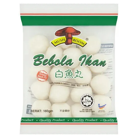 Mushroom Small White Fishball 160g/pkt