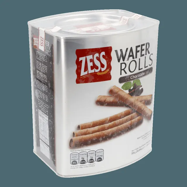 Zess Chocolate Wafer Rolls 700g