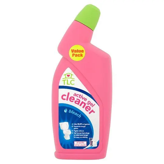 Tlc Bleach Active Gel Toilet Bowl Cleaner 2 x 500ml