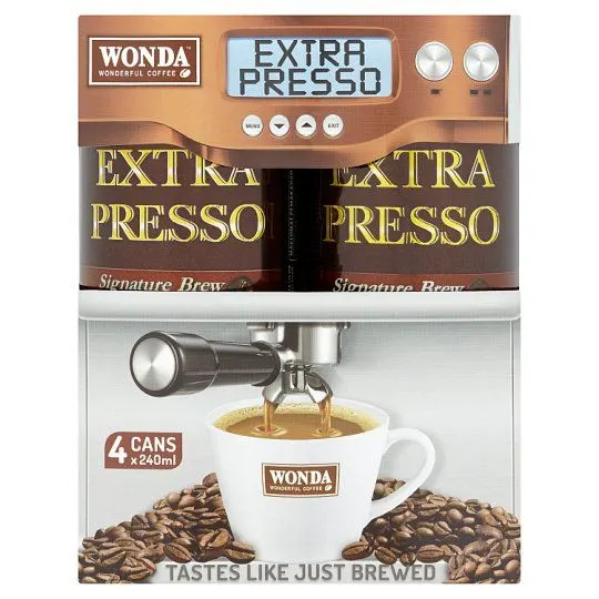 Wonda Coffee Extra Presso 4×240ml