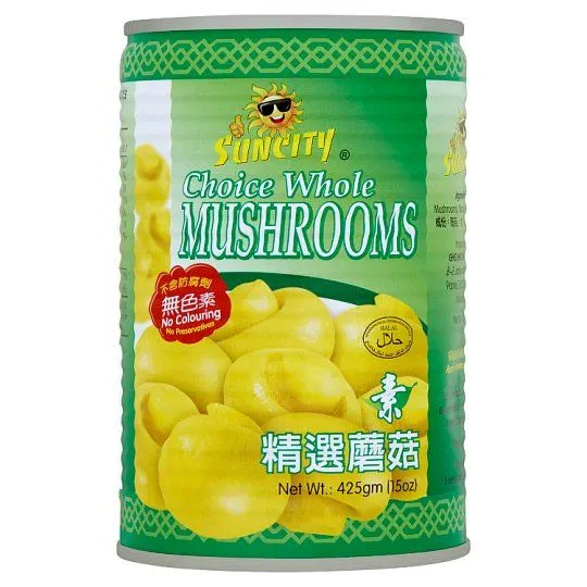 Sun City Button Mushroom 425g