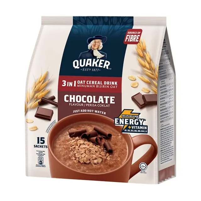 Quaker 3 In 1 Choc 14S X 28g