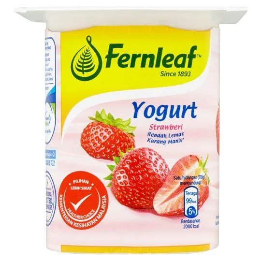 Fernleaf Low Fat Yogurt Strawberry 110g