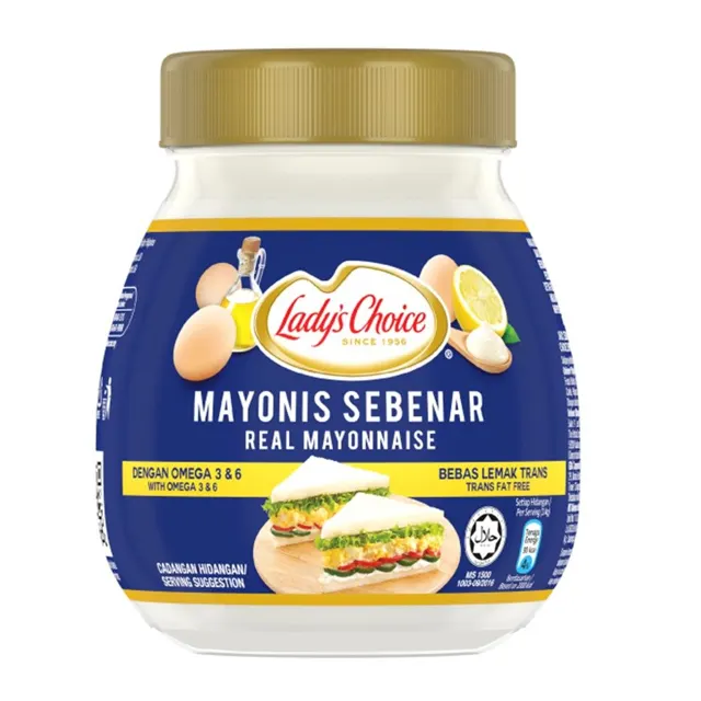 Ladys Choice Real Mayo Jar 205ml