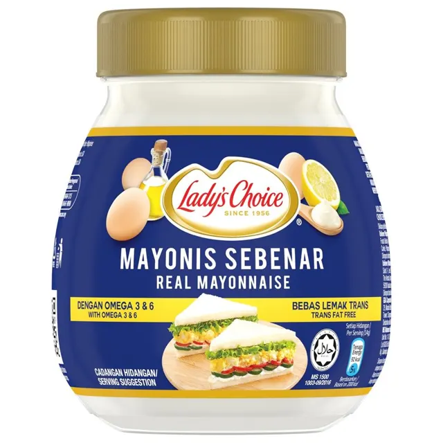 Ladys Choice Real Mayo Jar 450ml