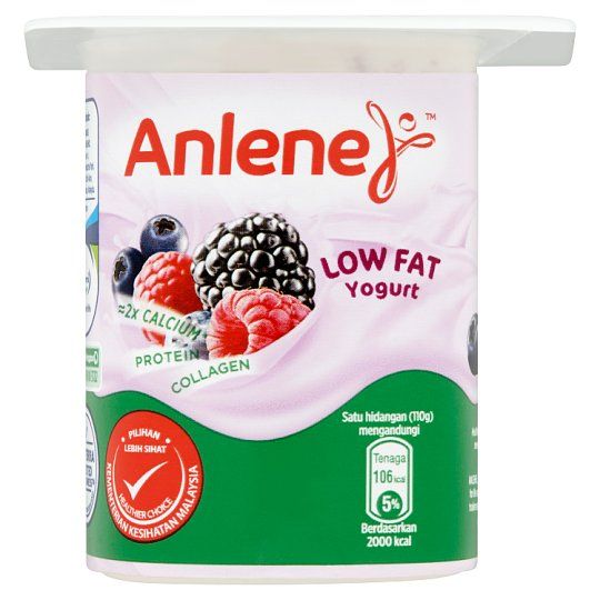 Anlene Low Fat Yoghurt Mixedberries 110g