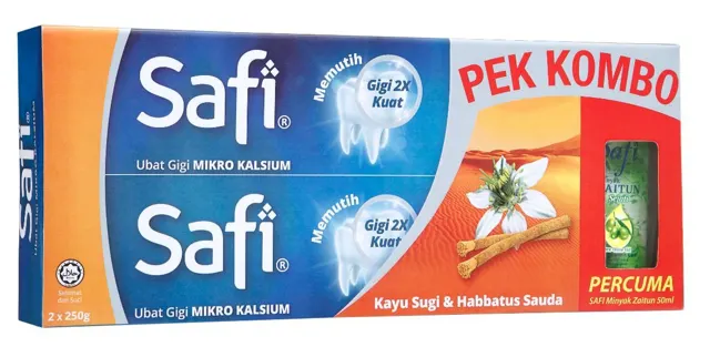 Safi Mikro Kalsium Toothpaste 250g Assorted