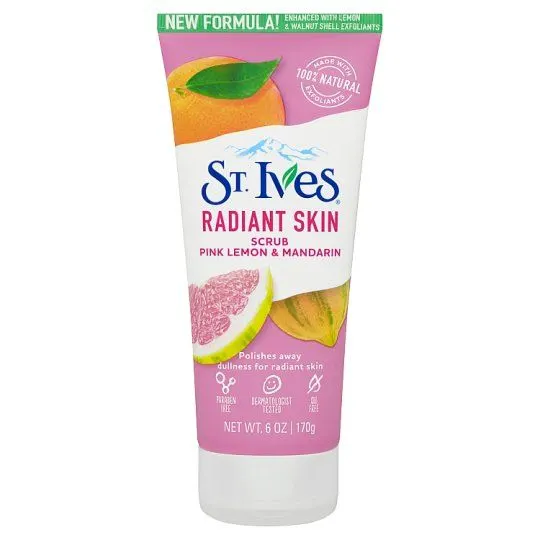 St Ives Lemon+mdrn Orange Scrub 170g