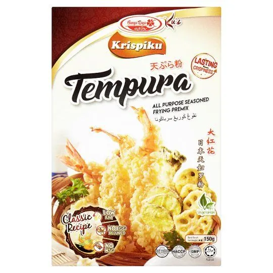 Bunga Raya Krispiku Tempura All Purpose Seasoned Frying Premix Classic Recipe 150g