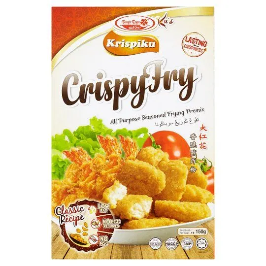 Bunga Raya Krispiku CrispyFry All Purpose Seasoned Frying Premix 150g