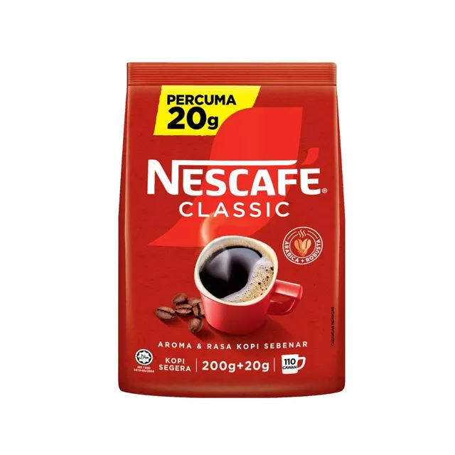 Nescafe Classic Refill Pack 200g FOC 20g