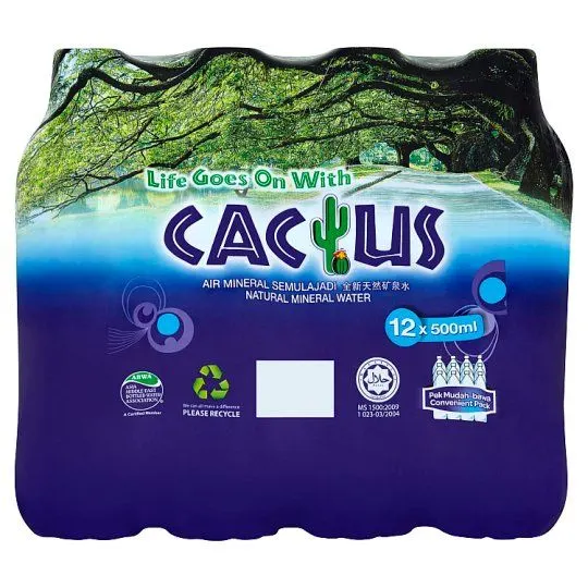 Cactus Mineral Water 500mlx12