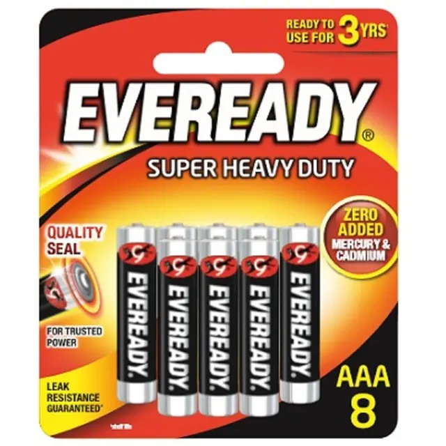 Eveready Shd Batteries 1212bp8 8aaa