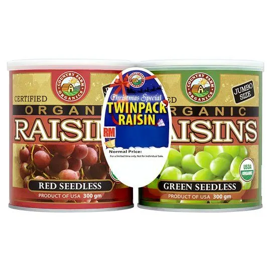 Cfo Raisin Promo Pack 300gx2