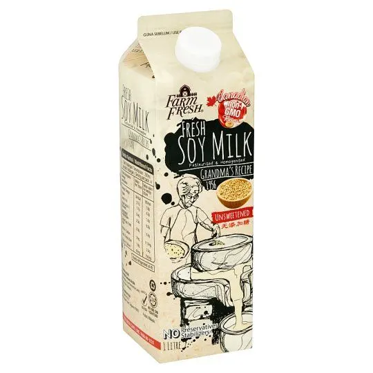 Farm Fresh Soy Milk Unsweetened 1L