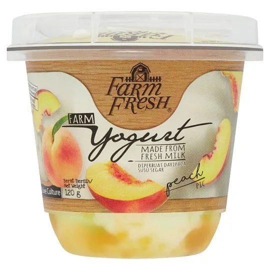 Farm Fresh Peach Yogurt 120g