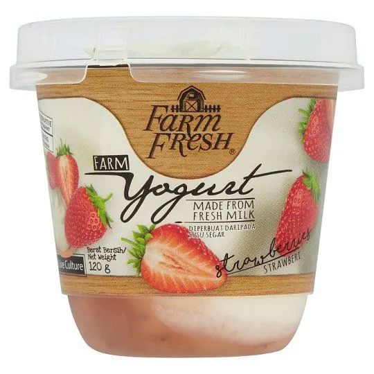 Farm Fresh Strawberries Yogurt 120g