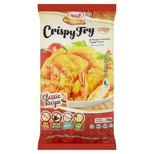 Bunga Raya Krispiku CrispyFry All Purpose Seasoned Frying Premix Classic Recipe 1kg