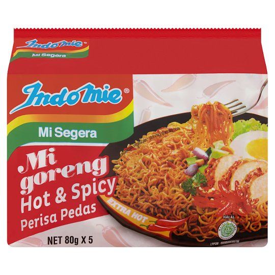 Indomie Mi Goreng Hot N Spicy 5×80g