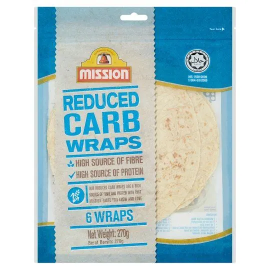 Mission Reduced Carb Wraps 6S