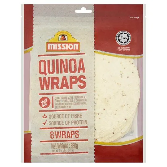 Mission Quinoa Wraps 8S