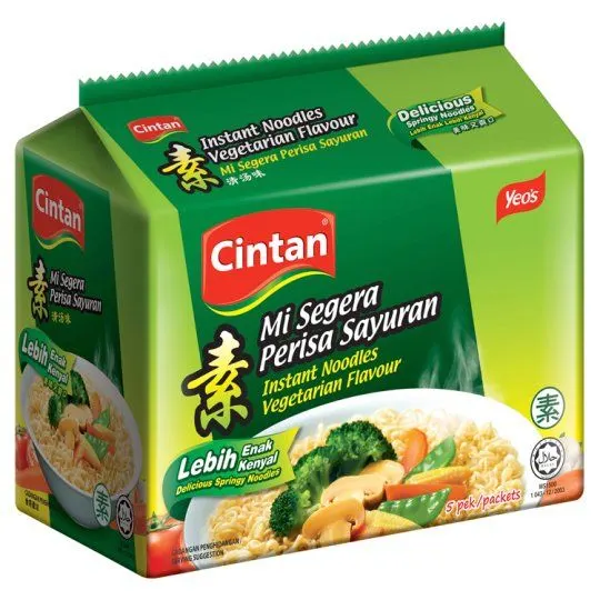 Cintan Instant Ndl Vegetarian 5×72g