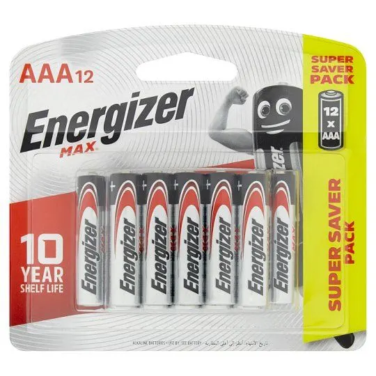 Energizer Max Aaa 12PCS
