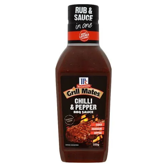 Mccormick Chili + Pepper Bbq Sauce 500g