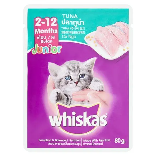 Whiskas Pouch Assorted 3×80g