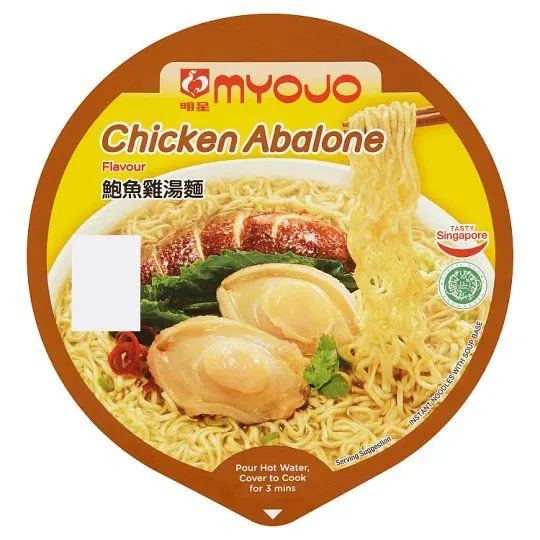 Myojo Instant Ndl Bowl Chicken Abalone 80g