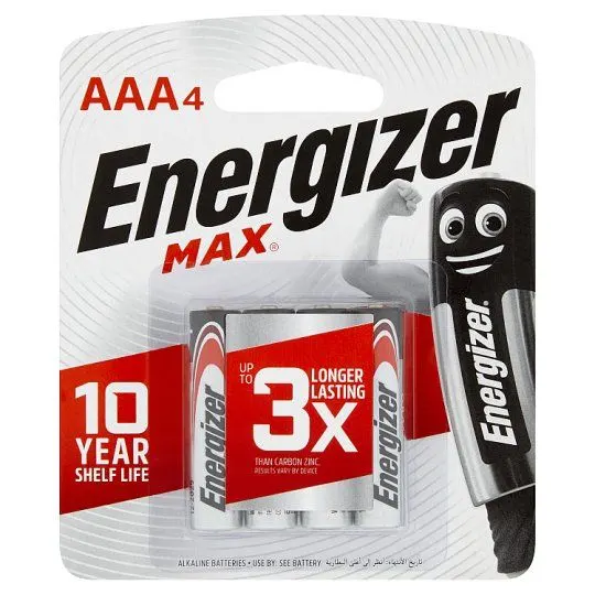 Energizer Max Aaa 4PCS