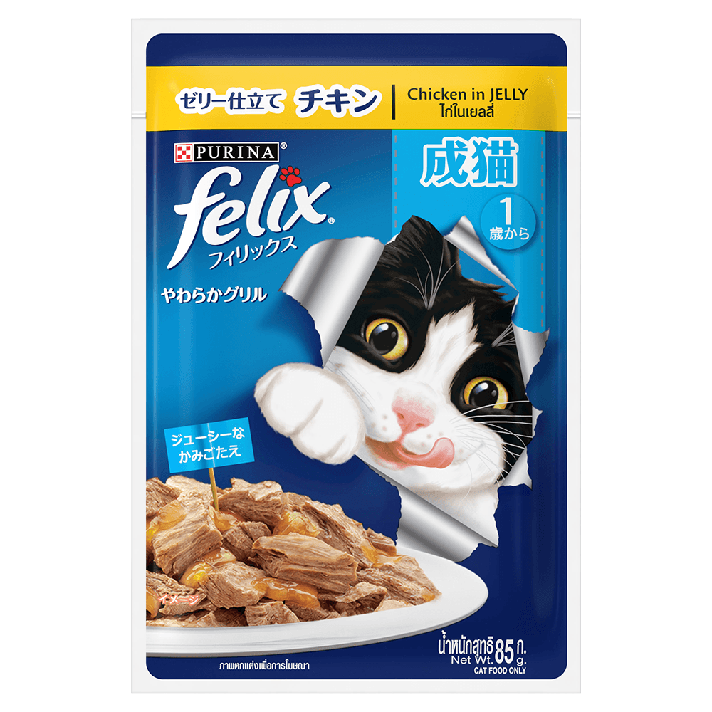 Felix Adult Chckn Pch 85g