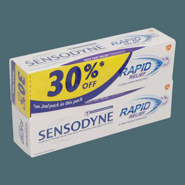 Sensodyne Tp Rapid Relief 100gx2
