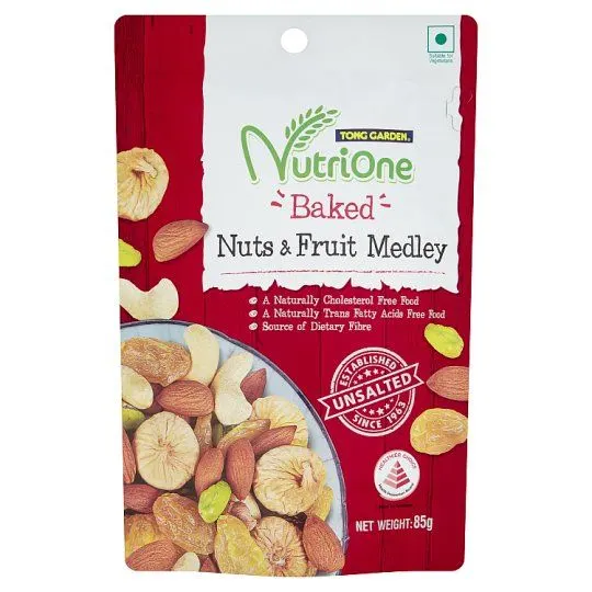 Nutrione Baked Nuts And Fruits Medley 85g