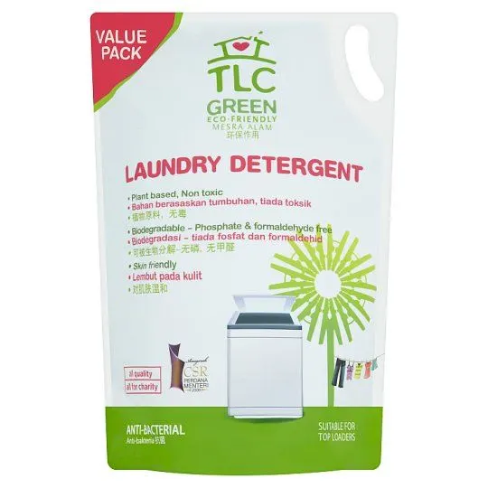 Tlc Green Laundry Detergent 1.8L Ref