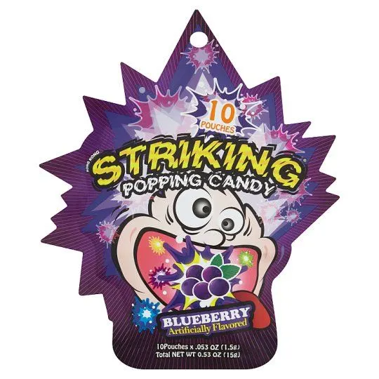 Striking Popping Candy Blueberry 15g