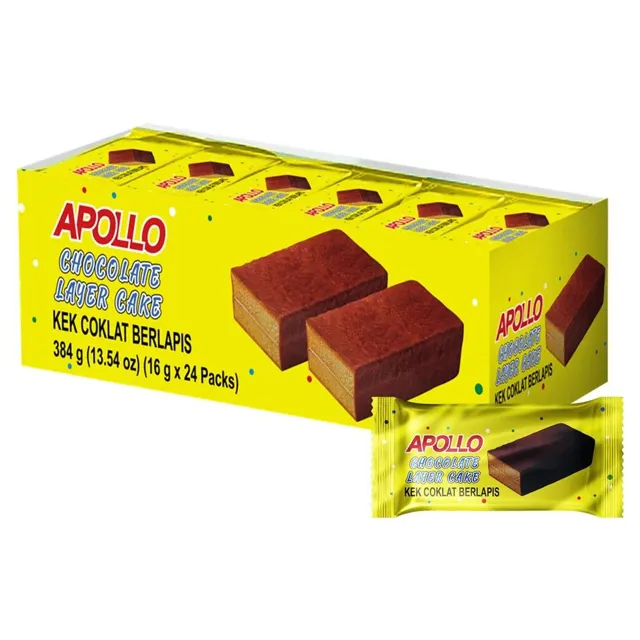 Apollo Cake Chocolate 16gx24s