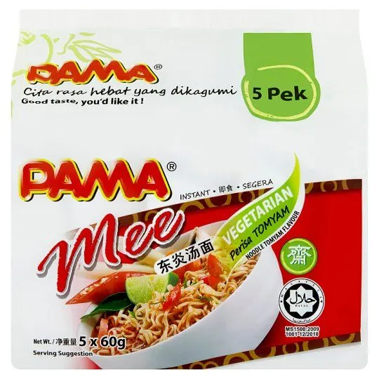 Pama Instant Vege Mee Tomyam 5×60g