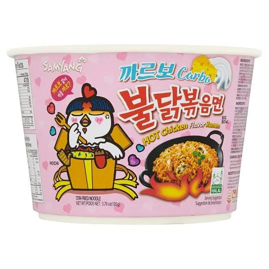 Samyang Hot Chick Carbo Ramen Bowl 105g