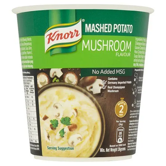 Knorr Cup Mashed Potato Mushroom 26g