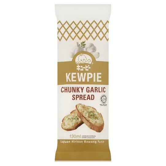 Kewpie Bread Spread Chunky Garlic 130ml