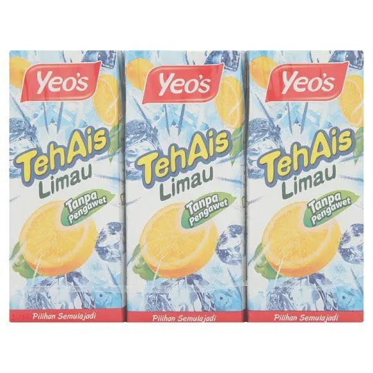 Yeos Ice Tea Lemon 250mlx6