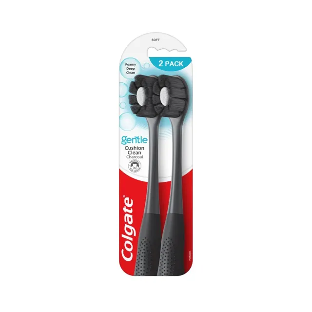 Colgate T/brush Cushion Clean Char 2S