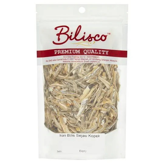 Bilisco Ikan Bilis Sejau Kopek 80g