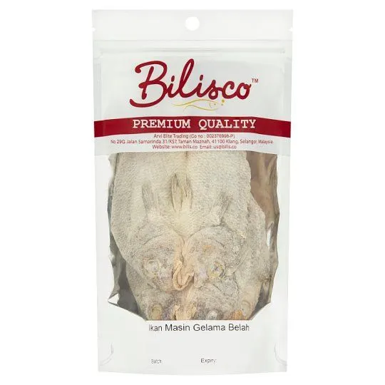 Bilisco Ikan Masin Gelama Belah 80g