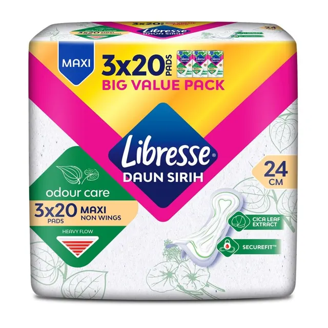 Libresse D/sirih Pad Mx Nw 24cm 3×20s