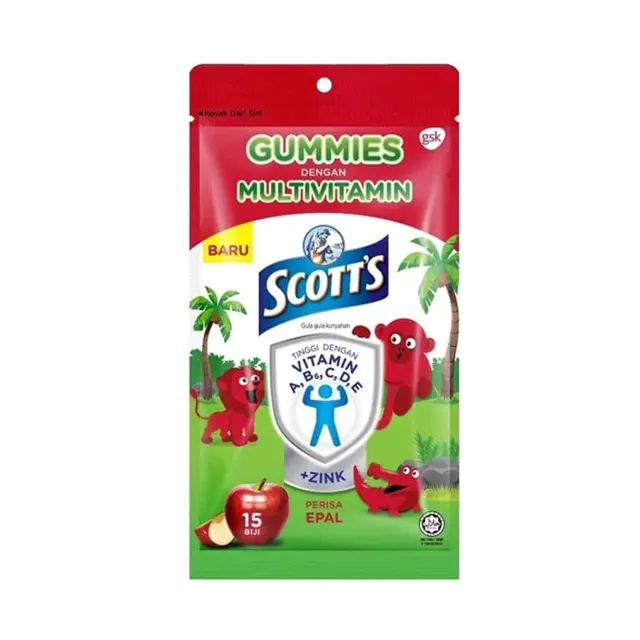 Scotts Multivit Gummies Apple 15S